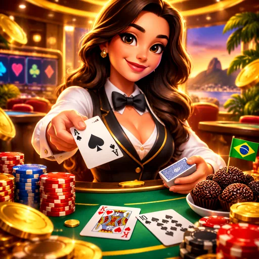 mini tabela de decisão do blackjack em cartão