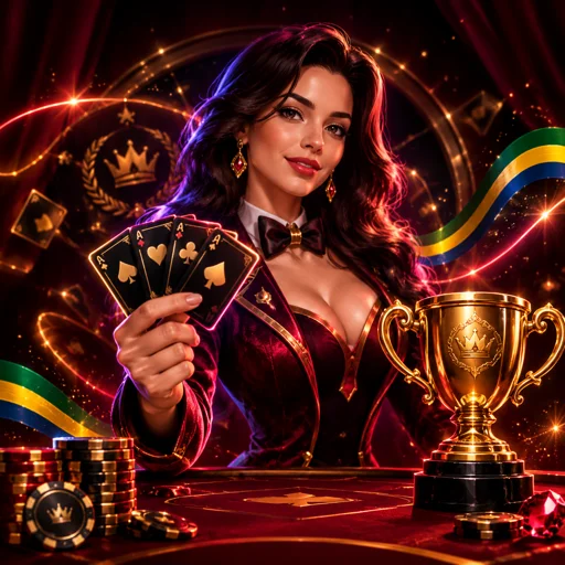 Presentador interagindo com o público num game show ao vivo