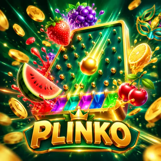 Jogo de queda estilo Plinko com ficha rebate em pinos até multiplicadores na base